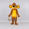 Custom Brown and Yellow Monkey with Eye Patch Mascot Costume Adult Full Body Suit for Theme Parties Custom Brown and Yellow Monkey with Eye Patch Mascot Costume Adult Full Body Suit for Theme Parties