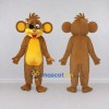 Custom Brown and Yellow Monkey with Eye Patch Mascot Costume Adult Full Body Suit for Theme Parties Custom Brown and Yellow Monkey with Eye Patch Mascot Costume Adult Full Body Suit for Theme Parties