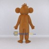 Custom Brown and Yellow Monkey with Eye Patch Mascot Costume Adult Full Body Suit for Theme Parties Custom Brown and Yellow Monkey with Eye Patch Mascot Costume Adult Full Body Suit for Theme Parties