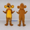 Custom Brown and Yellow Monkey with Eye Patch Mascot Costume Adult Full Body Suit for Theme Parties Custom Brown and Yellow Monkey with Eye Patch Mascot Costume Adult Full Body Suit for Theme Parties