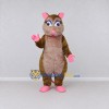 Custom Brown and Pink Rat Mascot Costume Adult Full Body Suit for School Events Custom Brown and Pink Rat Mascot Costume Adult Full Body Suit for School Events