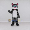 Custom Gray Black and White Tiger Mascot Costume Adult Full Body Suit for School Events Custom Gray Black and White Tiger Mascot Costume Adult Full Body Suit for School Events