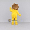Custom Yellow and Brown Lion Mascot Costume Adult Full Body Suit for School Events
