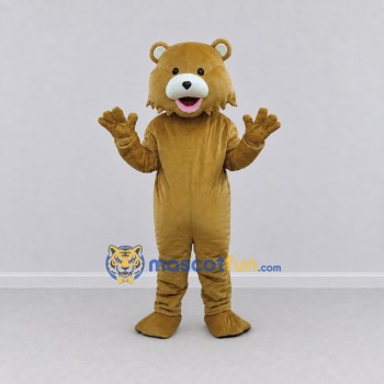 Custom Golden Brown Teddy Bear Mascot Costume Adult Full Body Suit for Community Events Custom Golden Brown Teddy Bear Mascot Costume Adult Full Body Suit for Community Events