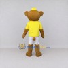 Custom Brown Yellow and White Bear in Sunglasses Mascot Costume Adult Full Body Suit for Summer Events