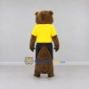 Custom Brown Yellow and Black Beaver in Sportswear Mascot Costume Adult Full Body Suit for Sports Events Custom Brown Yellow and Black Beaver in Sportswear Mascot Costume Adult Full Body Suit for Sports Events