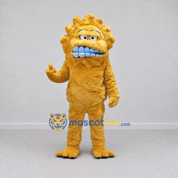 Custom Yellow Spiky Monster Mascot Costume Adult Full Body Suit for Theme Parties Custom Yellow Spiky Monster Mascot Costume Adult Full Body Suit for Theme Parties