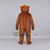 Custom Brown and Tan Bear Mascot Costume Adult Full Body Suit for School Events Custom Brown and Tan Bear Mascot Costume Adult Full Body Suit for School Events