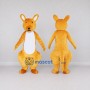 Custom Orange and White Kangaroo Mascot Costume Adult Full Body Suit for Wildlife Events