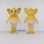 Custom Yellow and White Baby Elephant Mascot Costume Adult Full Body Suit for Baby Showers