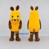 Custom Yellow and Brown Rabbit Character Mascot Costume Adult Full Body Suit for Easter Events