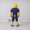 Custom Yellow and Navy Blue Bulldog in Sportswear Mascot Costume Adult Full Body Suit for Sports Events Custom Yellow and Navy Blue Bulldog in Sportswear Mascot Costume Adult Full Body Suit for Sports Events