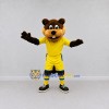 Custom Brown and Yellow Beaver in Sportswear Mascot Costume Adult Full Body Suit for Sports Events Custom Brown and Yellow Beaver in Sportswear Mascot Costume Adult Full Body Suit for Sports Events