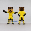 Custom Brown and Yellow Beaver in Sportswear Mascot Costume Adult Full Body Suit for Sports Events Custom Brown and Yellow Beaver in Sportswear Mascot Costume Adult Full Body Suit for Sports Events