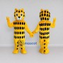Custom Yellow and Black Spotted Big Cat Mascot Costume Adult Full Body Suit for Wildlife Events