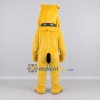 Custom Yellow and White Bulldog Mascot Costume Adult Full Body Suit for School Events Custom Yellow and White Bulldog Mascot Costume Adult Full Body Suit for School Events