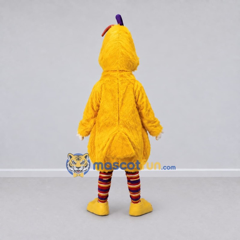 Custom Yellow and Orange Chicken Mascot Costume Adult Full Body Suit for Farm Events Custom Yellow and Orange Chicken Mascot Costume Adult Full Body Suit for Farm Events
