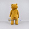 Custom Golden Brown Teddy Bear Mascot Costume Adult Full Body Suit for Community Events