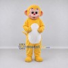 Custom Yellow and White Monkey Mascot Costume Adult Full Body Suit for School Events Custom Yellow and White Monkey Mascot Costume Adult Full Body Suit for School Events
