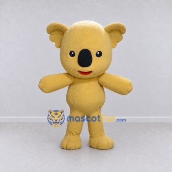 Custom Yellow Koala Character Mascot Costume Adult Full Body Suit for Wildlife Events Custom Yellow Koala Character Mascot Costume Adult Full Body Suit for Wildlife Events