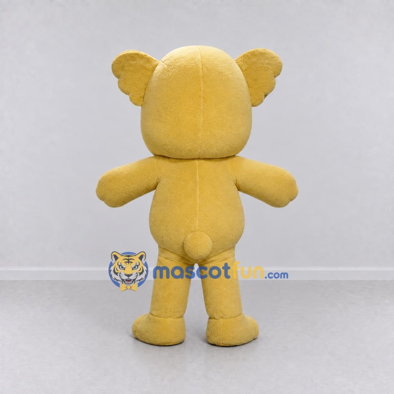 Custom Yellow Koala Character Mascot Costume Adult Full Body Suit for Wildlife Events Custom Yellow Koala Character Mascot Costume Adult Full Body Suit for Wildlife Events