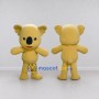 Custom Yellow Koala Character Mascot Costume Adult Full Body Suit for Wildlife Events