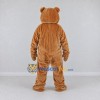 Custom Light Brown Teddy Bear Mascot Costume Adult Full Body Suit for Community Events Custom Light Brown Teddy Bear Mascot Costume Adult Full Body Suit for Community Events