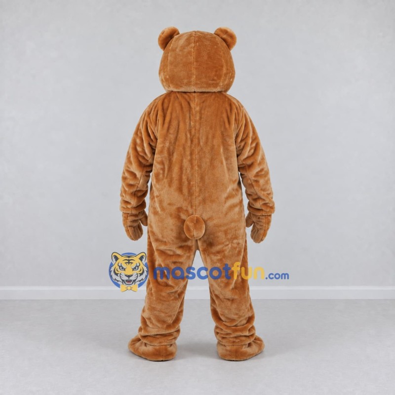 Custom Light Brown Teddy Bear Mascot Costume Adult Full Body Suit for Community Events Custom Light Brown Teddy Bear Mascot Costume Adult Full Body Suit for Community Events