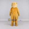 Custom Golden Tan and Cream Lion Mascot Costume Adult Full Body Suit for School Events Custom Golden Tan and Cream Lion Mascot Costume Adult Full Body Suit for School Events