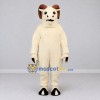 Custom Cream and Brown Ram Mascot Costume Adult Full Body Suit for Farm Events Custom Cream and Brown Ram Mascot Costume Adult Full Body Suit for Farm Events