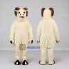 Custom Cream and Brown Ram Mascot Costume Adult Full Body Suit for Farm Events Custom Cream and Brown Ram Mascot Costume Adult Full Body Suit for Farm Events