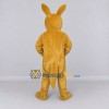 Custom Golden Yellow Kangaroo Mascot Costume Adult Full Body Suit for Wildlife Events