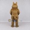 Custom Brown Dog Mascot Costume Adult Full Body Suit for School Events