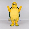 Custom Yellow and Green Turtle Mascot Costume Adult Full Body Suit for Wildlife Events