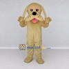 Custom Tan Dog Mascot Costume Adult Full Body Suit for School Events Custom Tan Dog Mascot Costume Adult Full Body Suit for School Events