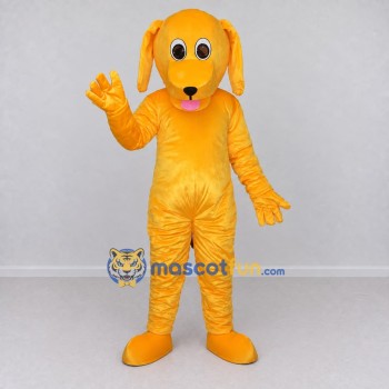 Custom Yellow Dog Mascot Costume Adult Full Body Suit for School Events Custom Yellow Dog Mascot Costume Adult Full Body Suit for School Events