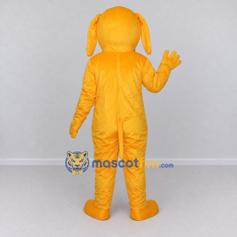 Custom Yellow Dog Mascot Costume Adult Full Body Suit for School Events Custom Yellow Dog Mascot Costume Adult Full Body Suit for School Events
