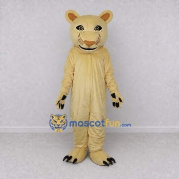 Custom Cream Lioness Mascot Costume Adult Full Body Suit for Wildlife Events