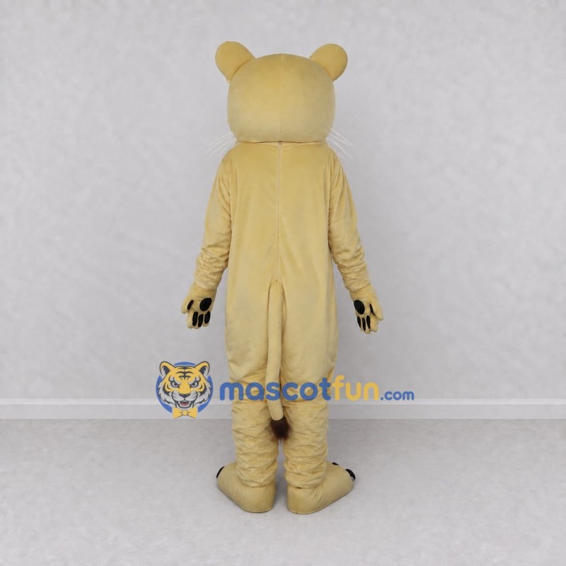 Custom Cream Lioness Mascot Costume Adult Full Body Suit for Wildlife Events