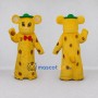 Custom Yellow Brown and Green Mouse in Polka Dot Outfit Mascot Costume Adult Full Body Suit for Theme Parties