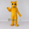 Custom Golden Yellow Rodent Character Mascot Costume Adult Full Body Suit for School Events Custom Golden Yellow Rodent Character Mascot Costume Adult Full Body Suit for School Events