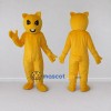 Custom Golden Yellow Rodent Character Mascot Costume Adult Full Body Suit for School Events Custom Golden Yellow Rodent Character Mascot Costume Adult Full Body Suit for School Events