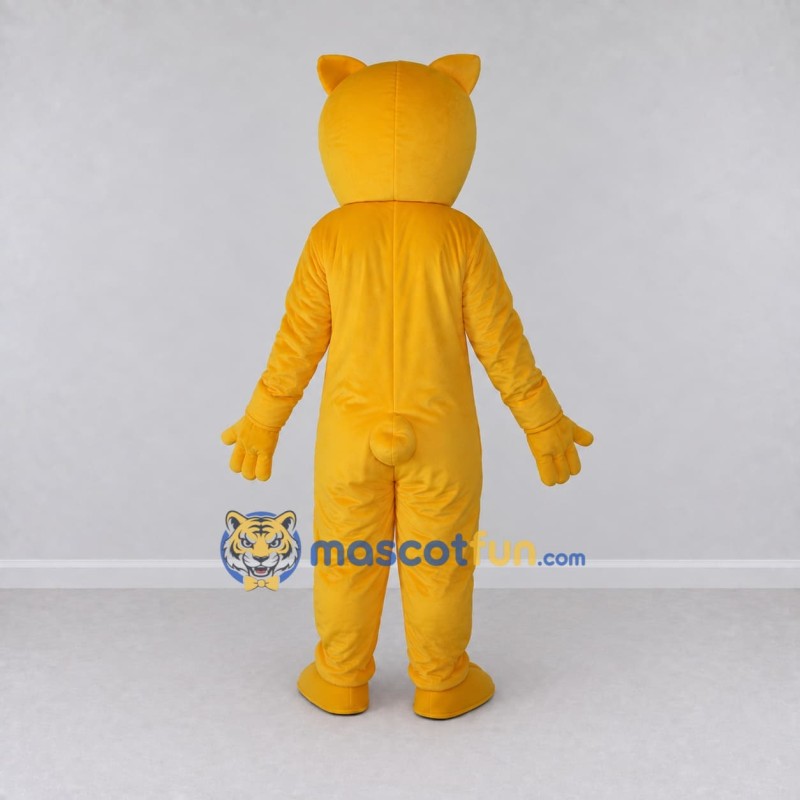 Custom Golden Yellow Rodent Character Mascot Costume Adult Full Body Suit for School Events Custom Golden Yellow Rodent Character Mascot Costume Adult Full Body Suit for School Events