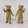 Custom Tan White and Red Teddy Bear Sailor Mascot Costume Adult Full Body Suit for Theme Parties Custom Tan White and Red Teddy Bear Sailor Mascot Costume Adult Full Body Suit for Theme Parties