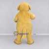Custom Golden Yellow Dog Mascot Costume Adult Full Body Suit for Community Events