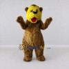 Custom Brown and Yellow Bear Mascot Costume Adult Full Body Suit for School Events Custom Brown and Yellow Bear Mascot Costume Adult Full Body Suit for School Events