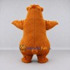 Custom Orange Brown Bear Mascot Costume Adult Full Body Suit for School Events