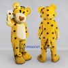Custom Yellow and Brown Spotted Big Cat Mascot Costume Adult Full Body Suit for Wildlife Events Custom Yellow and Brown Spotted Big Cat Mascot Costume Adult Full Body Suit for Wildlife Events