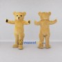 Custom Cream Teddy Bear Mascot Costume Adult Full Body Suit for Community Events