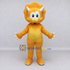 Custom Orange and Yellow Triceratops Mascot Costume Adult Full Body Suit for Dinosaur Events Custom Orange and Yellow Triceratops Mascot Costume Adult Full Body Suit for Dinosaur Events